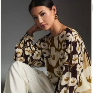 Anthropologie peasant blouse by Blnk